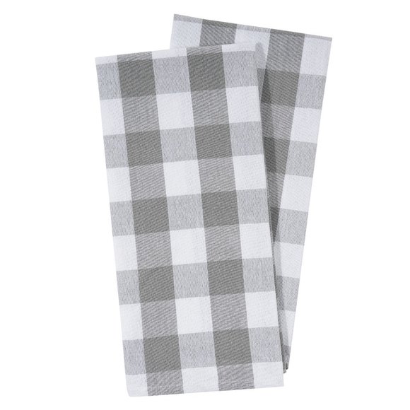 100% Cotton Set of 4 Pack Kitchen Buffalo Check Plaid, 20''*30 Inch BLACK FRIDAY - Picture 3 of 6